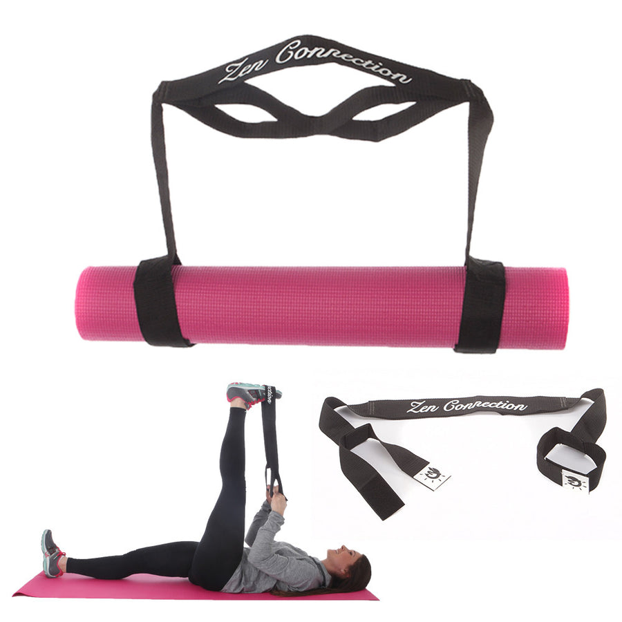 Zen Connection Yoga Mat Sling Harness Carrying Strap With Stretch Strap Loops (3869280833)