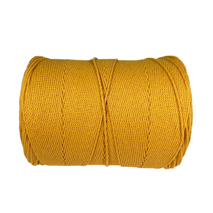 100% Natural Golden Yellow Macramé Cotton Cord 3mm x 109 Yard Craft Cord for DIY Crafts Knitting Plant Hangers Yard Twine String Cord Colored Cotton Rope Christmas Wedding Décor (7472525410541)