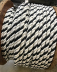 Twisted Cotton Rope (White, White & Black) (393217081384)