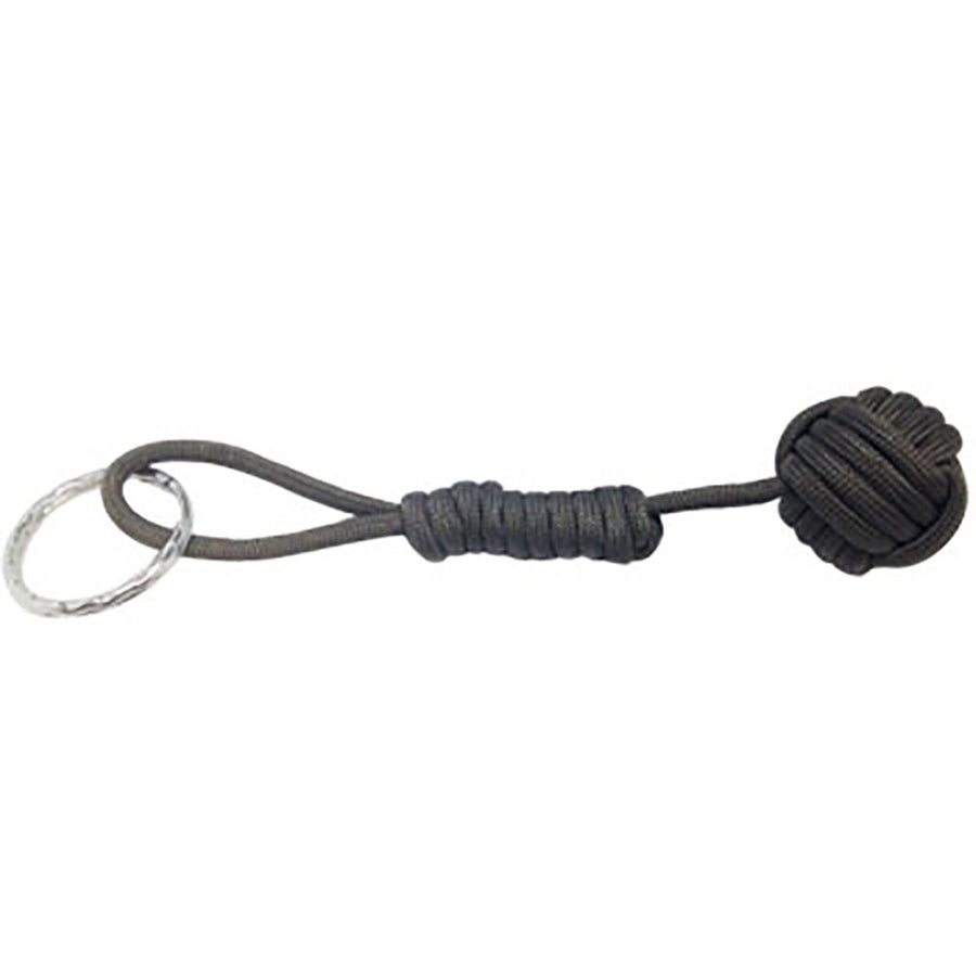 Ravenox Adjustable Monkey Fist Paracord Keychain in Dark Grey (682463745)