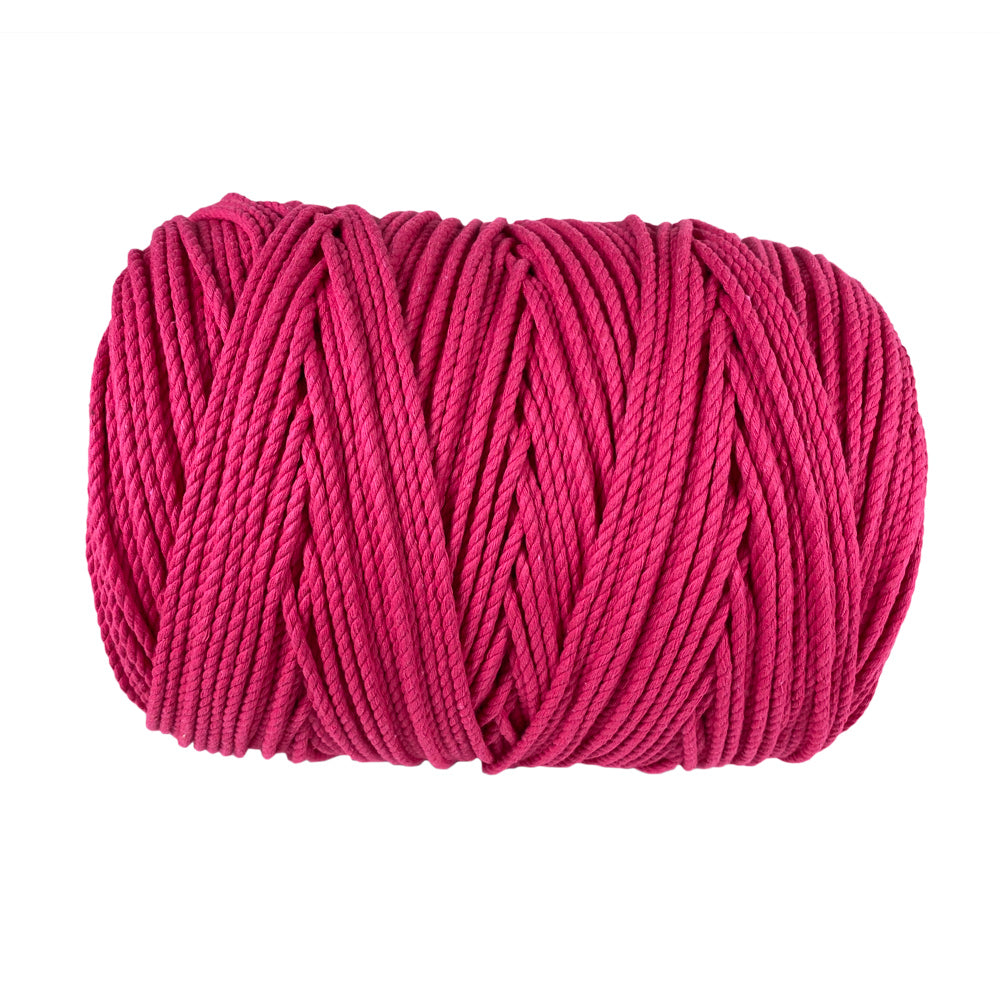 Ravenox Pink Cotton Macramé Cord | Natural Cord for Macramé Projects