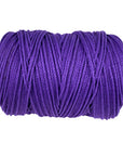 100% Natural Purple Macramé Cotton Cord 3mm x 109 Yard Craft Cord for DIY Crafts Knitting Plant Hangers Yard Twine String Cord Colored Cotton Rope Christmas Wedding Décor (7472814096621)