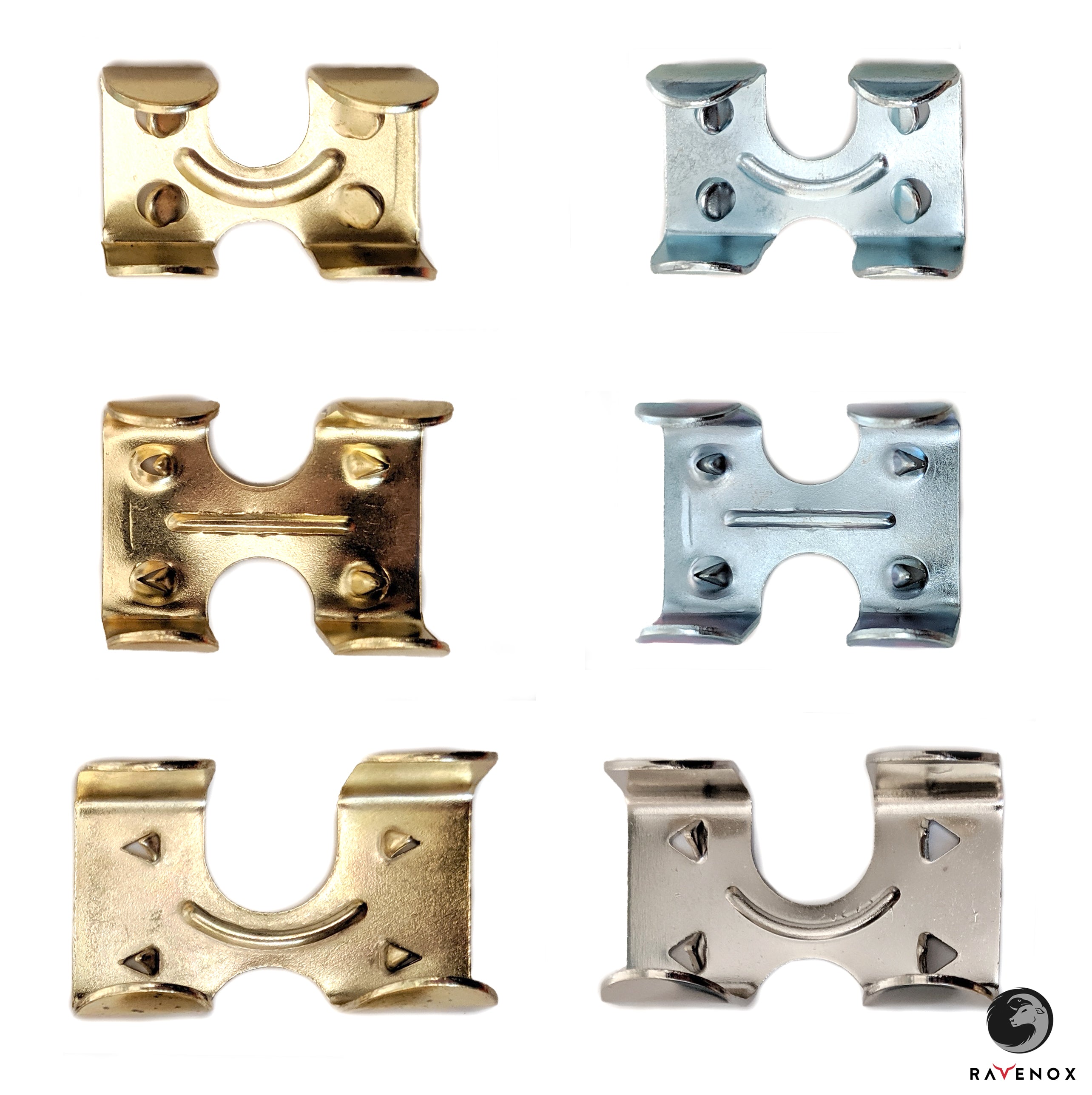 3/8-in, 1/2-in & 5/8-in Medium Duty Metal Double Rope Clamps (1900292931674)