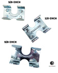 3/8-in, 1/2-in & 5/8-in Medium Duty Metal Double Rope Clamps (1900292931674)