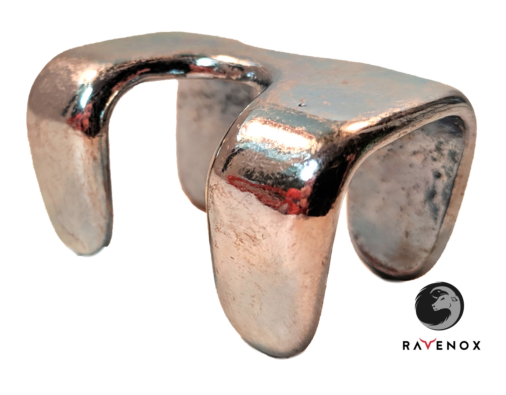 Ravenox 5/8-inch heavy duty metal double rope clamp for securing rope (7196038785)