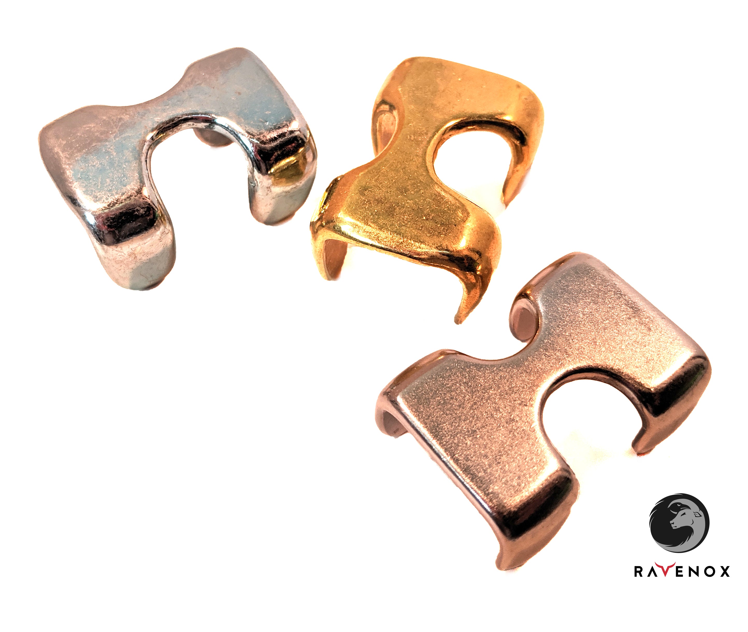 Ravenox 5/8-inch heavy duty metal double rope clamp for securing rope (7196038785)