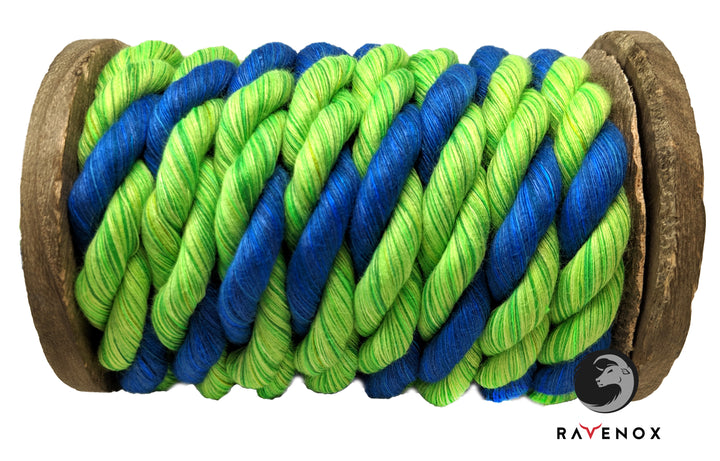 Tri-Colored Twisted Cotton Rope | Ravenox Cord for Decor & More
