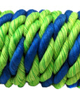 Twisted Cotton Rope (Lime. Lime & Royal Blue) (4525790134362)