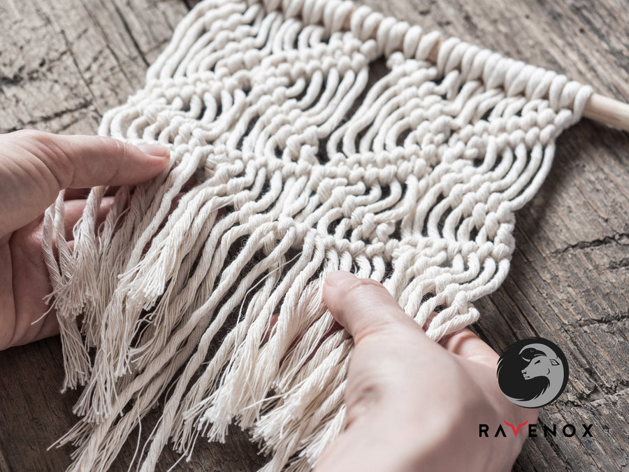 Single Rope Macrame Ravenox Grey Macrame Cord - 2mm & 3mm Single Strand Craft Cord