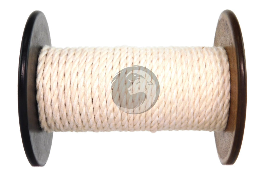 100% Natural Macramé Cotton Cord 3mm x 109 Yard Craft Cord for DIY Crafts Knitting Plant Hangers Yard Twine String Cord Colored Cotton Rope Christmas Wedding Décor (7469764903149)