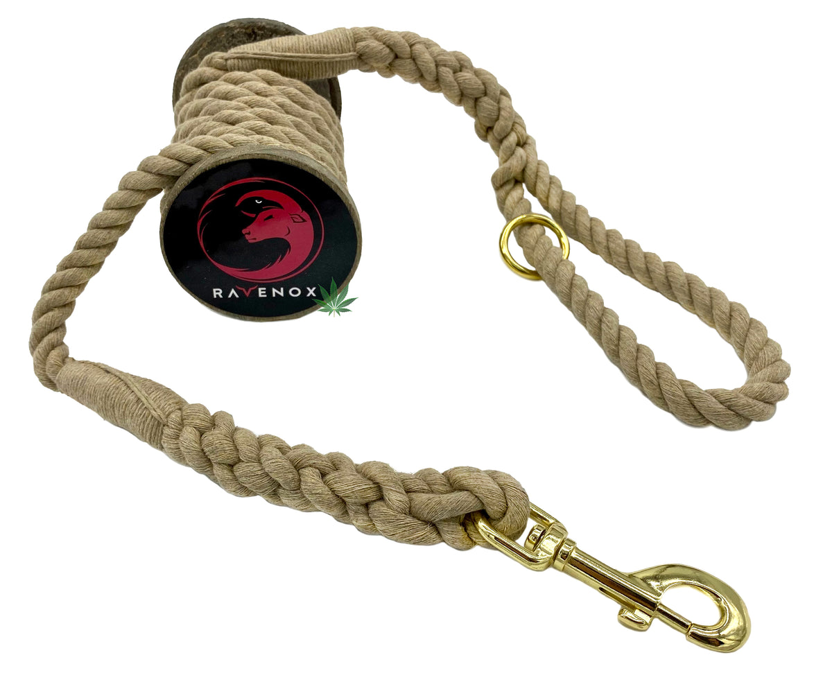 Handmade Hemp Rope Dog Leash – Ravenox