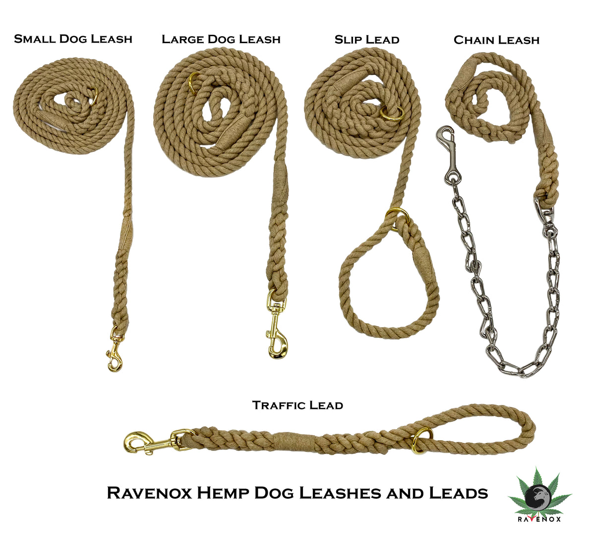 Handmade Hemp Rope Dog Leash – Ravenox