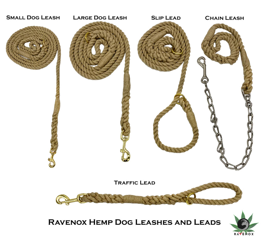 Handmade Hemp Rope Dog Leash (7105346142408)
