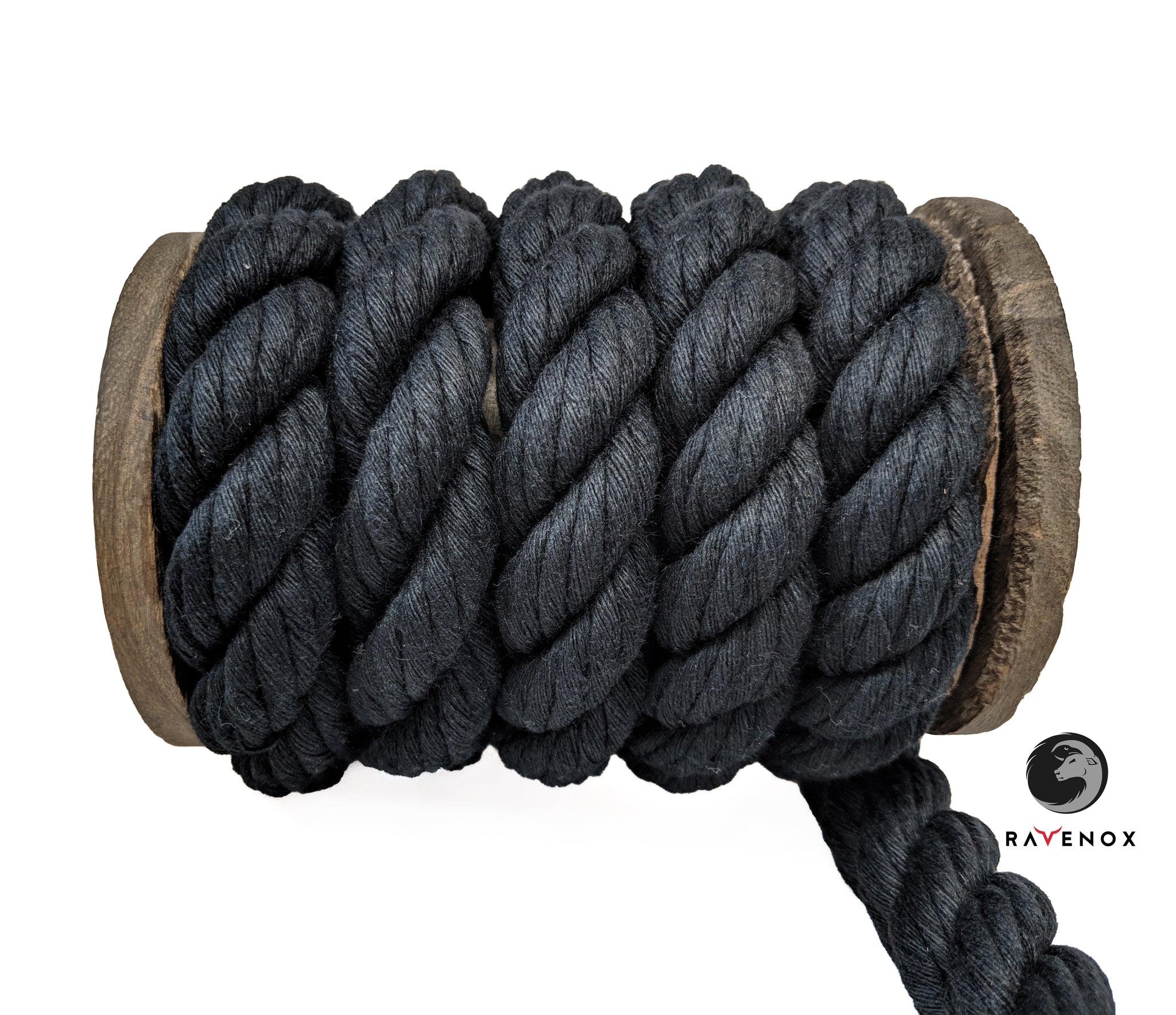 Ravenox Black Twisted Cotton Rope | Great Prices & Wide Variety