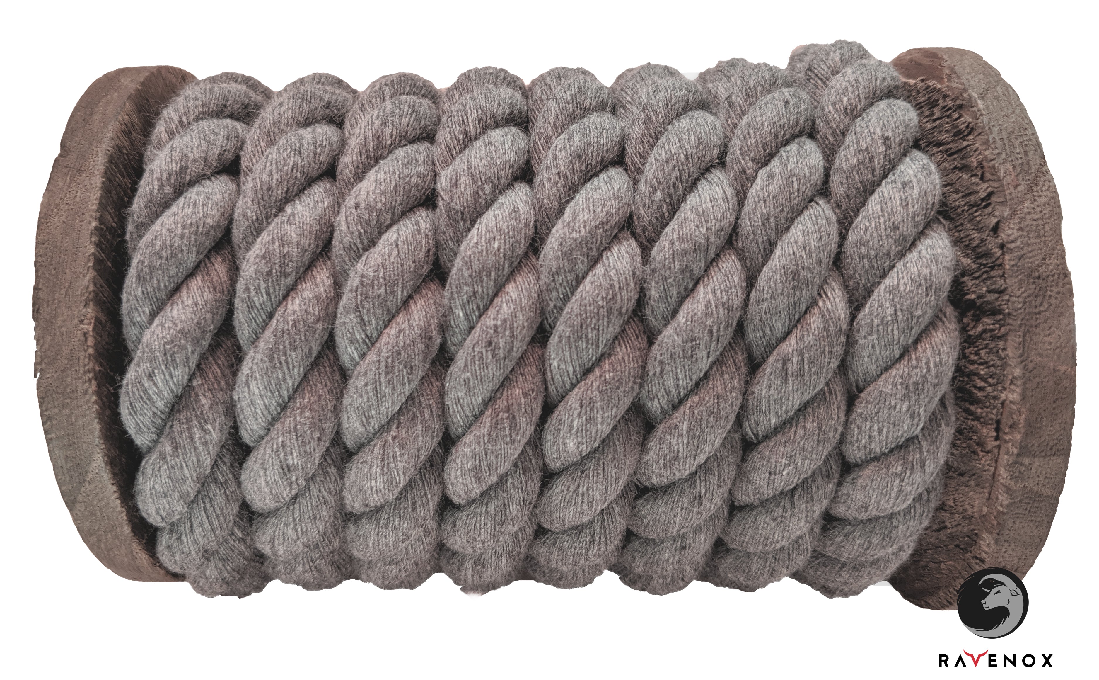 Cotton Half Inch Rope Ravenox Grey Twisted Cotton Rope | Soft & Natural Cotton Ropes