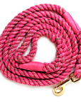 Ravenox Twisted Cotton Rope Dog Leash Walking Dogs Lead Lines Puppies Training Hot Pink Glitter (6132388659400)