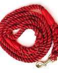 Ravenox Twisted Cotton Rope Dog Leash Walking Dogs Lead Lines Puppies Training Red Glitter (6132388659400)