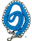 Handmade Cotton Dog Leash with Chain (4459557486682)