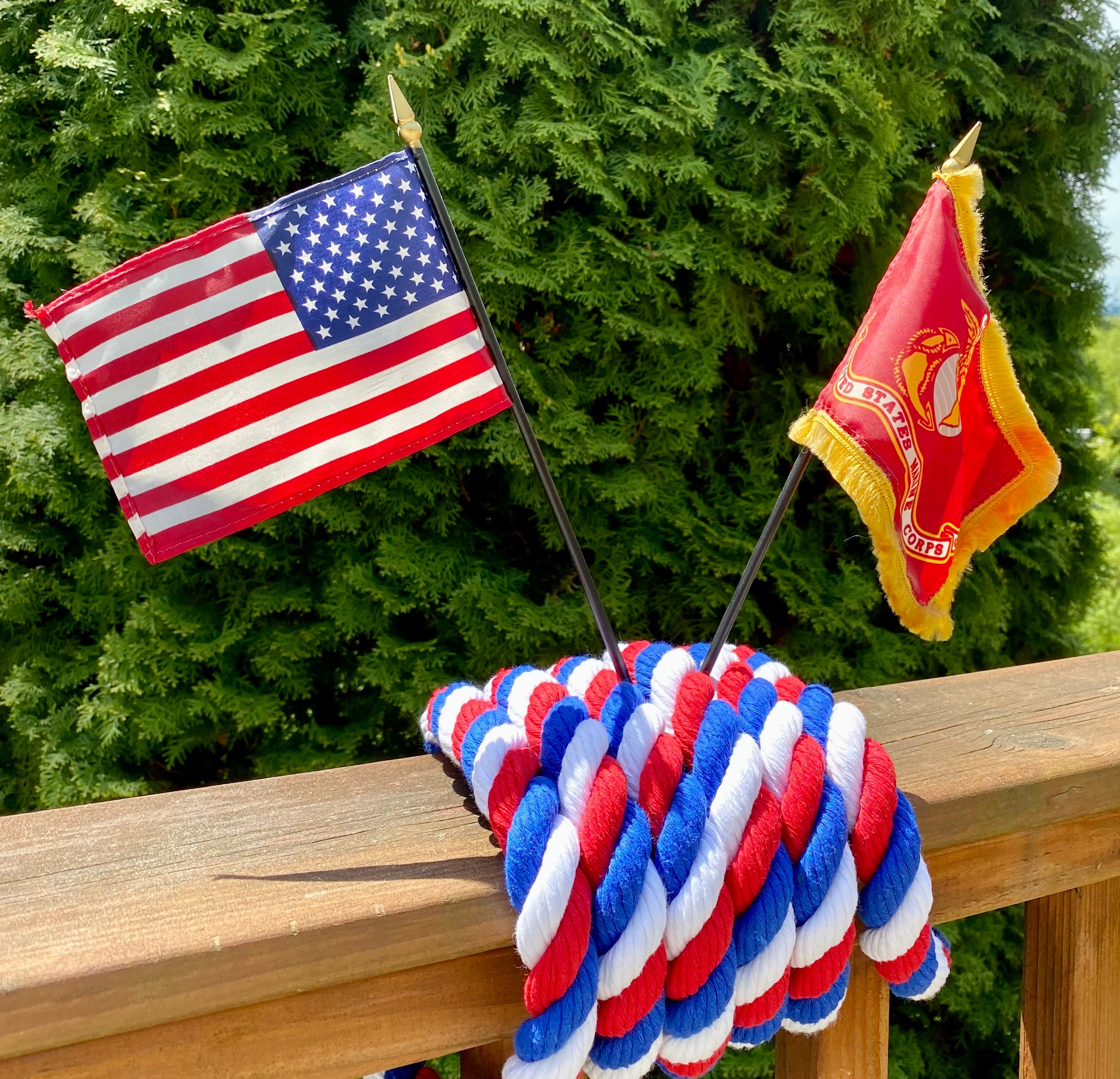 Ravenox Patriotic American Cotton Rope | Red, White & Blue Rope