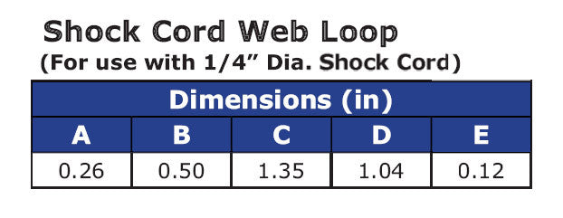 Bungee Cord Shock Cord Web Loops (682757121)