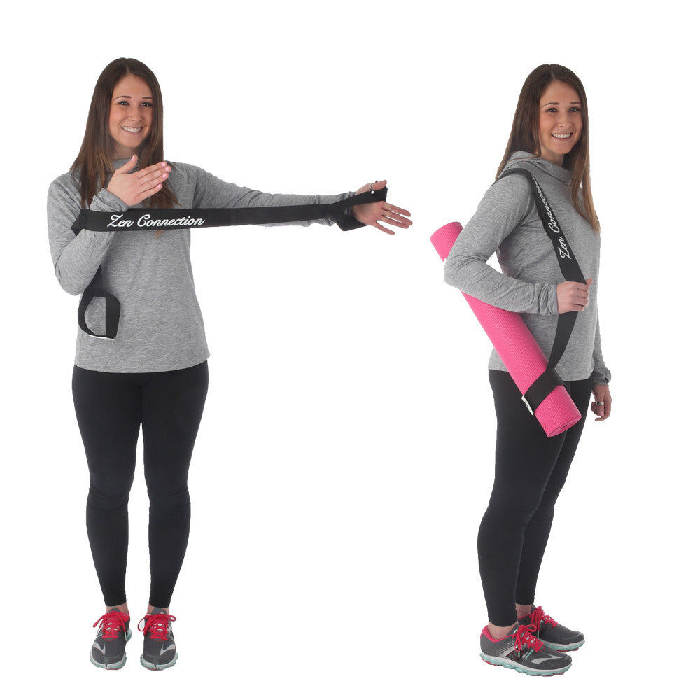 Zen Connection Yoga Mat Sling Harness Carrying Strap With Stretch Strap Loops (3869280833)