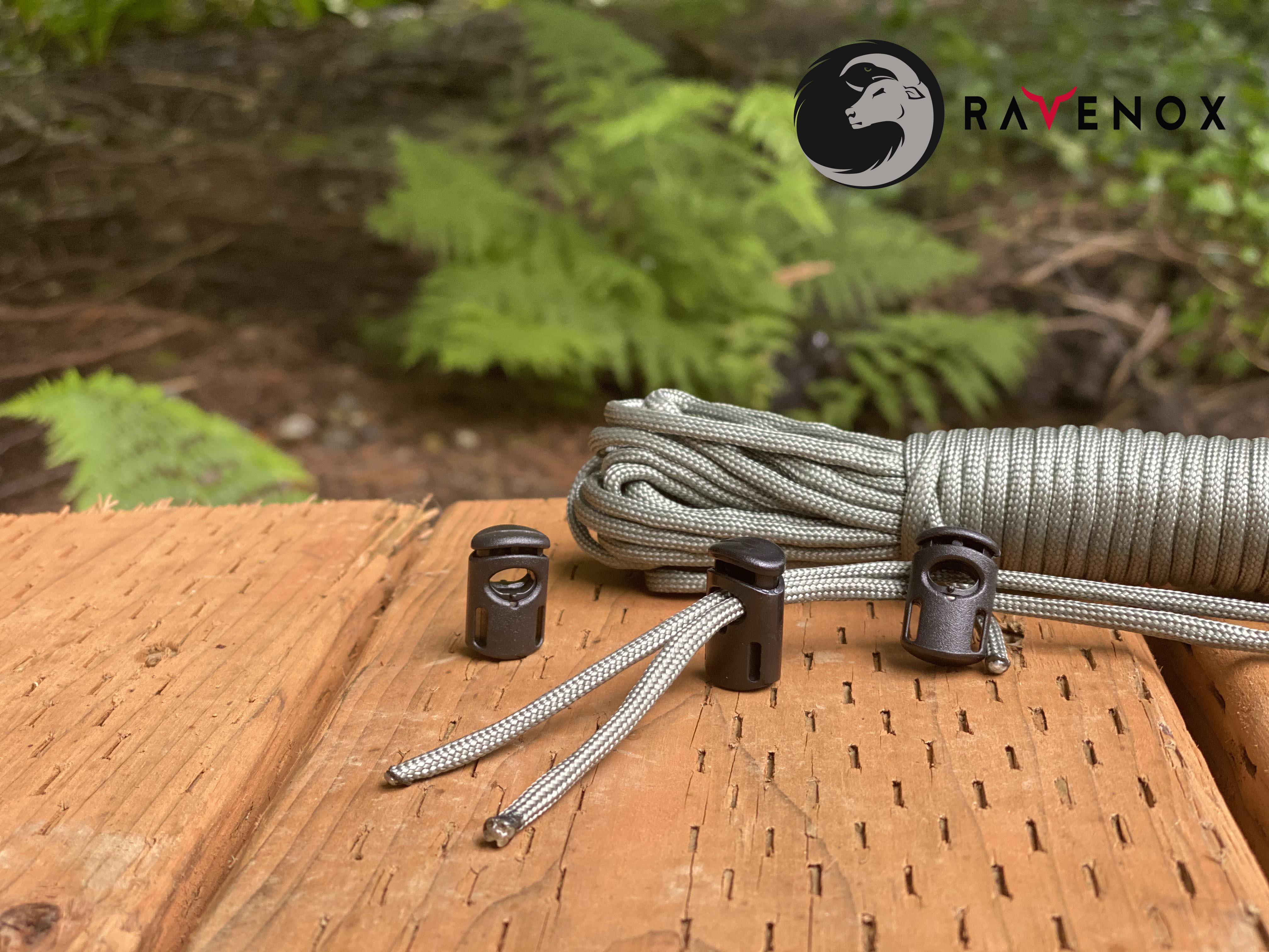 Ravenox cord lock toggles toggle stoppers for shoes drawstrings cord cordage rope cords ropes (681086017)