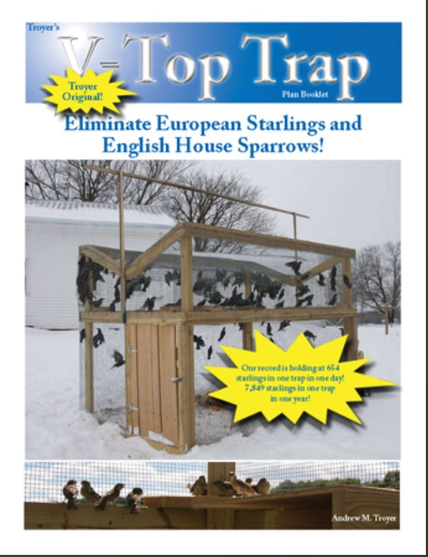 Booklet - V-Top Starling and Sparrow Trap Plans (4327808860250)