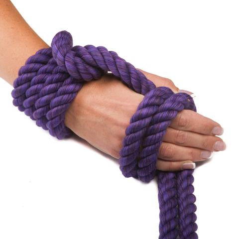 Twisted Cotton Rope (Purple) (3714936449)
