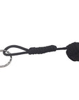 Ravenox Adjustable Monkey Fist Paracord Keychain in Black (682463745)