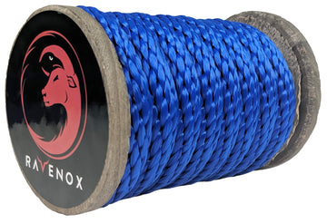 Solid Braid Polyester Rope (Blue) (4578887008346)