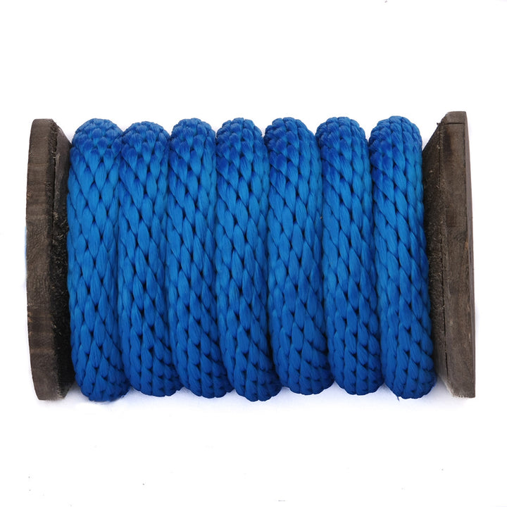 Solid Braid Polypropylene Utility Rope (Blue) (6486360577)