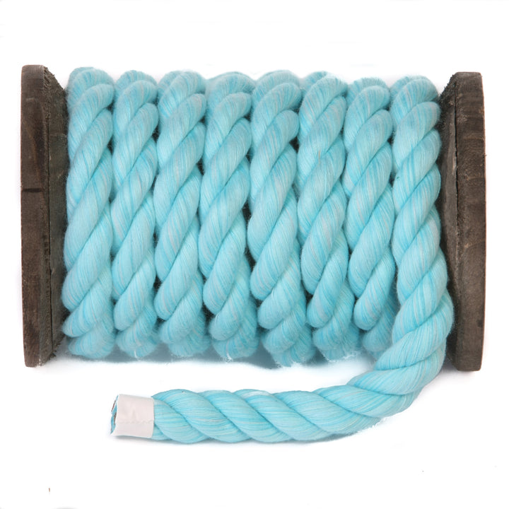 Faxco 10ft Natural Twisted Cotton Rope Strong Triple-Strand Rope for  Sports, Crafts, Indoor Outdoor Use Tug of War Rope