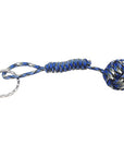 Ravenox Adjustable Monkey Fist Paracord Keychain in Blue Camo Color (682463745)