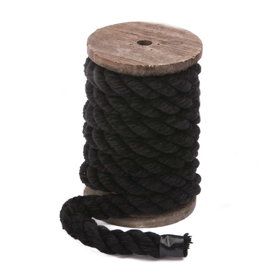 Twisted Chenille Rope (Black) (5722261761)