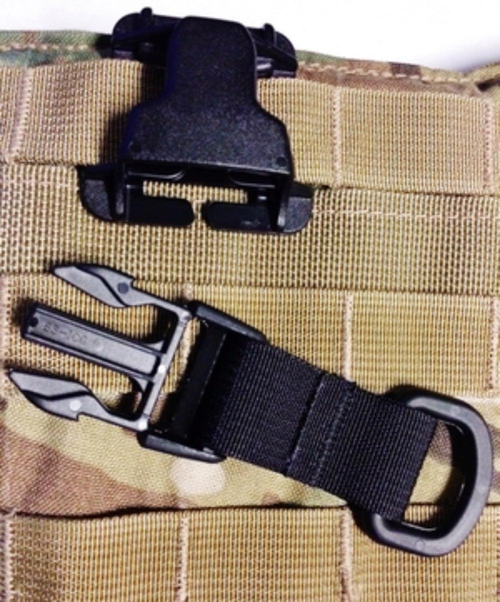 Heavy Duty Molded Military D-Ring 1.5 Inch Webbing Strap Accessory Attachment Loop (4268479617)