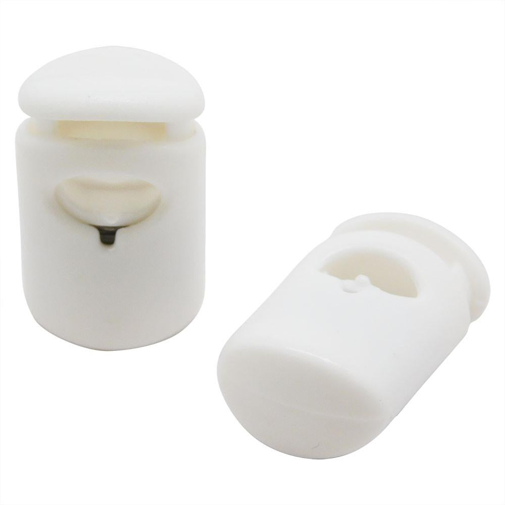 Ravenox White Ellipse Cord Locks for 550 Paracord Projects COVID-19 Face Masks Bungee Cord (1494596929)