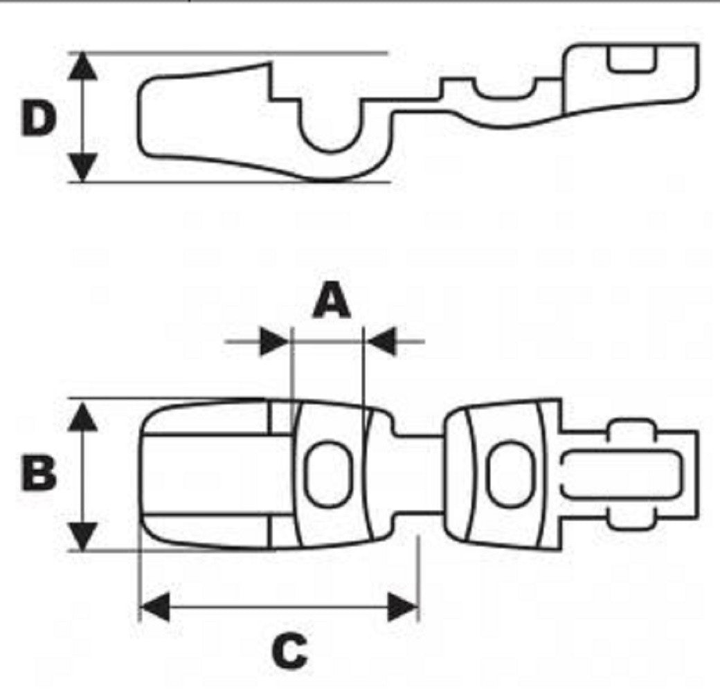 Cannon Clip Draw Cord Finger Pulls (1848415169)