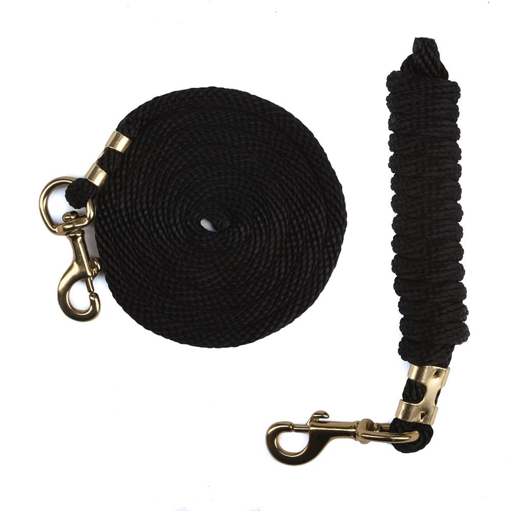 Ravenox Animal Tack Lead Lines | Black Poly Horse Lead Ropes | Horse Tack (6134200795336)