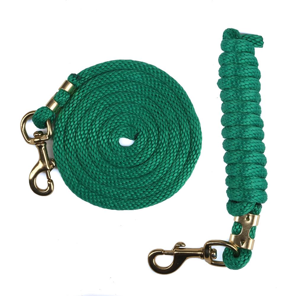 Ravenox Animal Tack Lead Lines | Green Poly Horse Lead Ropes | Horse Tack (6134200795336)