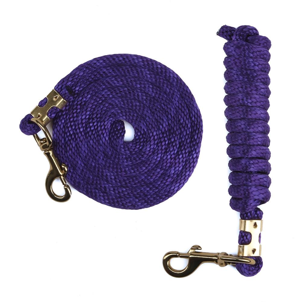Ravenox Animal Tack Lead Lines | Purple Poly Horse Lead Ropes | Horse Tack (6134200795336)