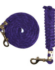 Ravenox Animal Tack Lead Lines | Purple Poly Horse Lead Ropes | Horse Tack (6134200795336)