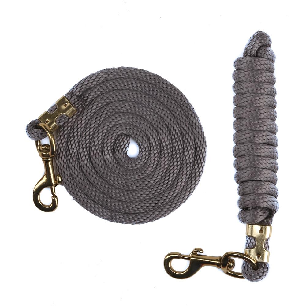 Ravenox Animal Tack Lead Lines | Silver Poly Horse Lead Ropes | Horse Tack (6134200795336)