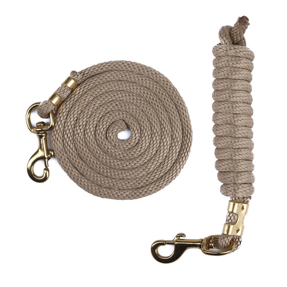 Ravenox Animal Tack Lead Lines | Tan Poly Horse Lead Ropes | Horse Tack (6134200795336)