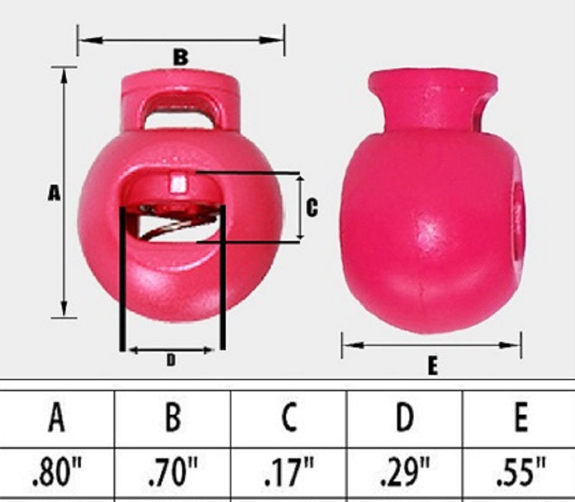 Ravenox Round Ball Black Cord Locks for 550 Paracord Projects COVID-19 Face Masks Bungee Cord (1850910401)