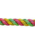Twisted Cotton Rope (Glitter Pink Gold Lime) (3868039617)