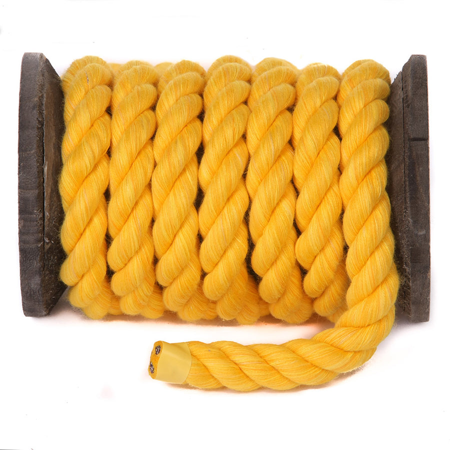 Ravenox Gold Twisted Cotton Rope | Cordage for Art Design Use