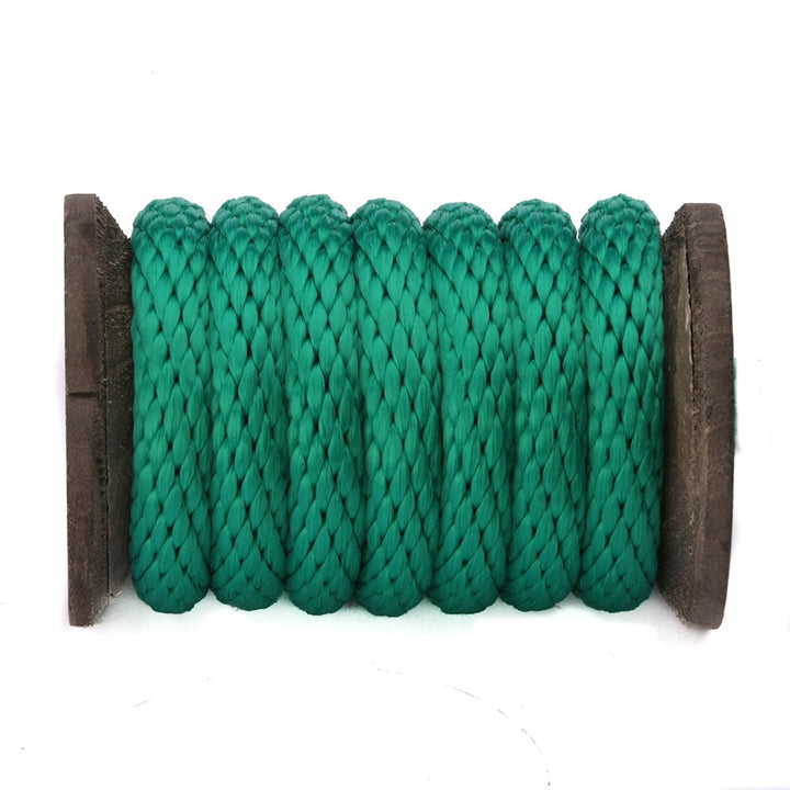 Solid Braid Polypropylene Utility Rope (Green) (6486031361)