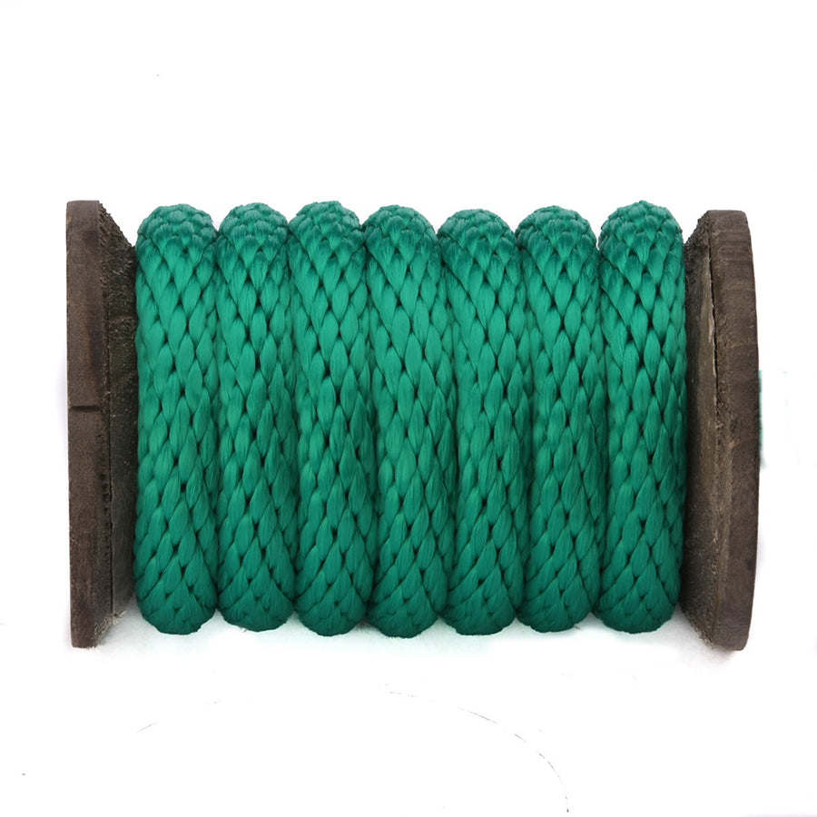 Solid Braid Polypropylene Utility Rope (Green) (6486031361)