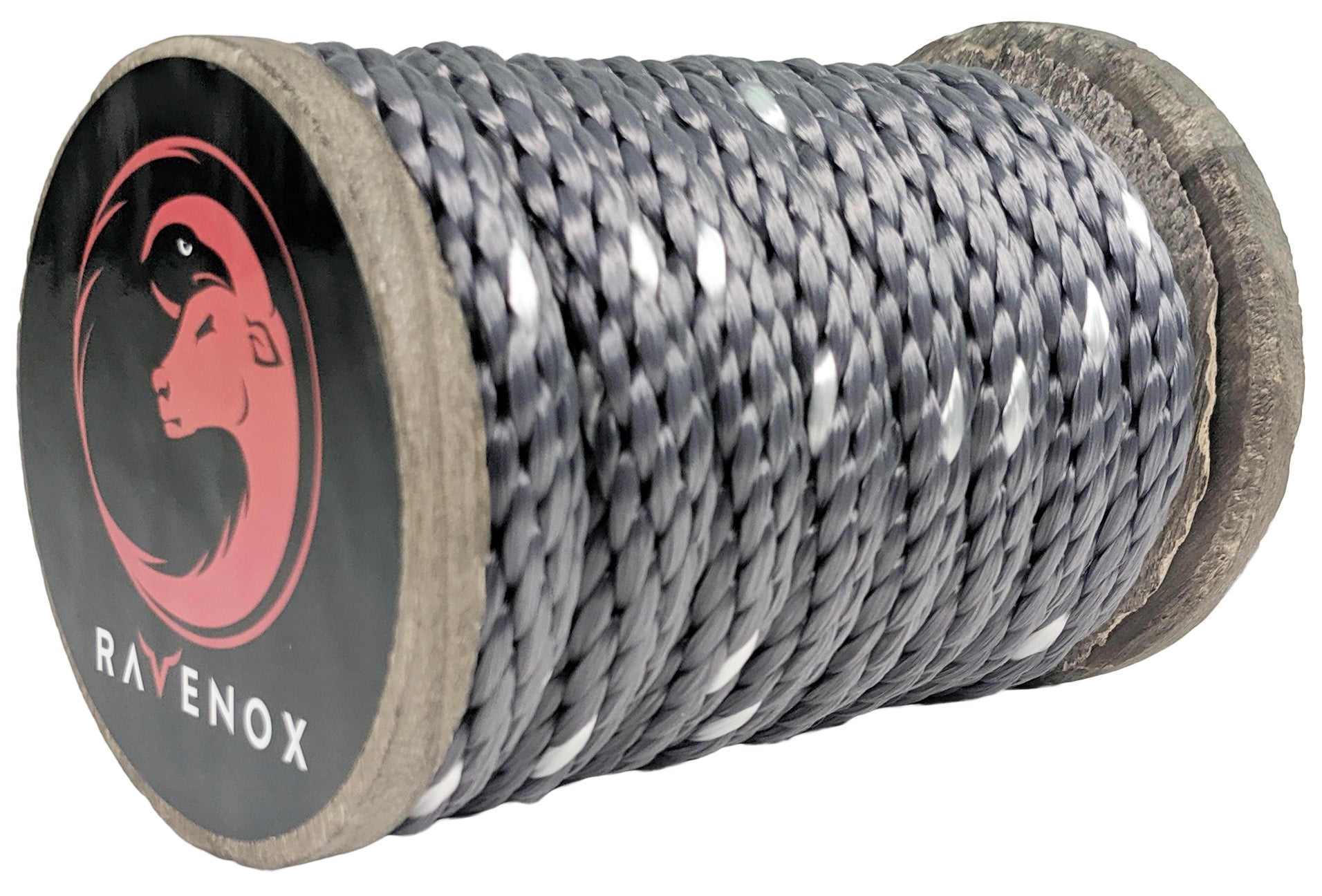 Solid Braid Polyester Rope (Grey with Tracer) (4578982068314)