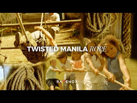 Cuerda torcida de cáñamo de Manila